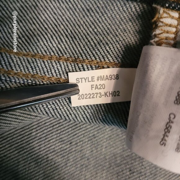 Madewell Jeans Size 28 Skinny 9" Woodland Wash MA938 Tummy Control Stretch - Picture 7 of 12